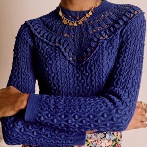 Sezane Allessandro Navy Jumper